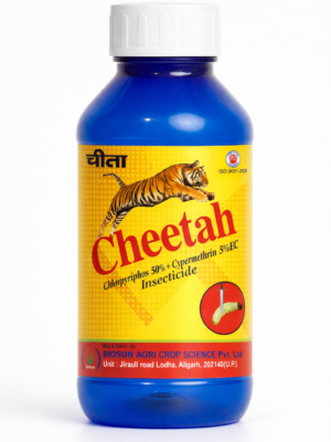 Cheetah Insecticide | Chlorpyriphos 50% + Cypermethrin 5% EC | Broad Spectrum Control for Agricultural Pests