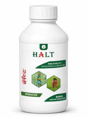 HALT |  Anilofos 20% + 2,4-D Ethyl Ester 32% EC | Dual Action Herbicide